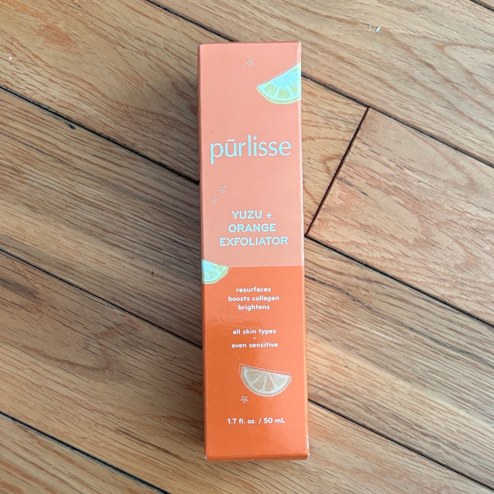 Purlisse Yuzu Orange Exfoliator - Vibrant Orange
